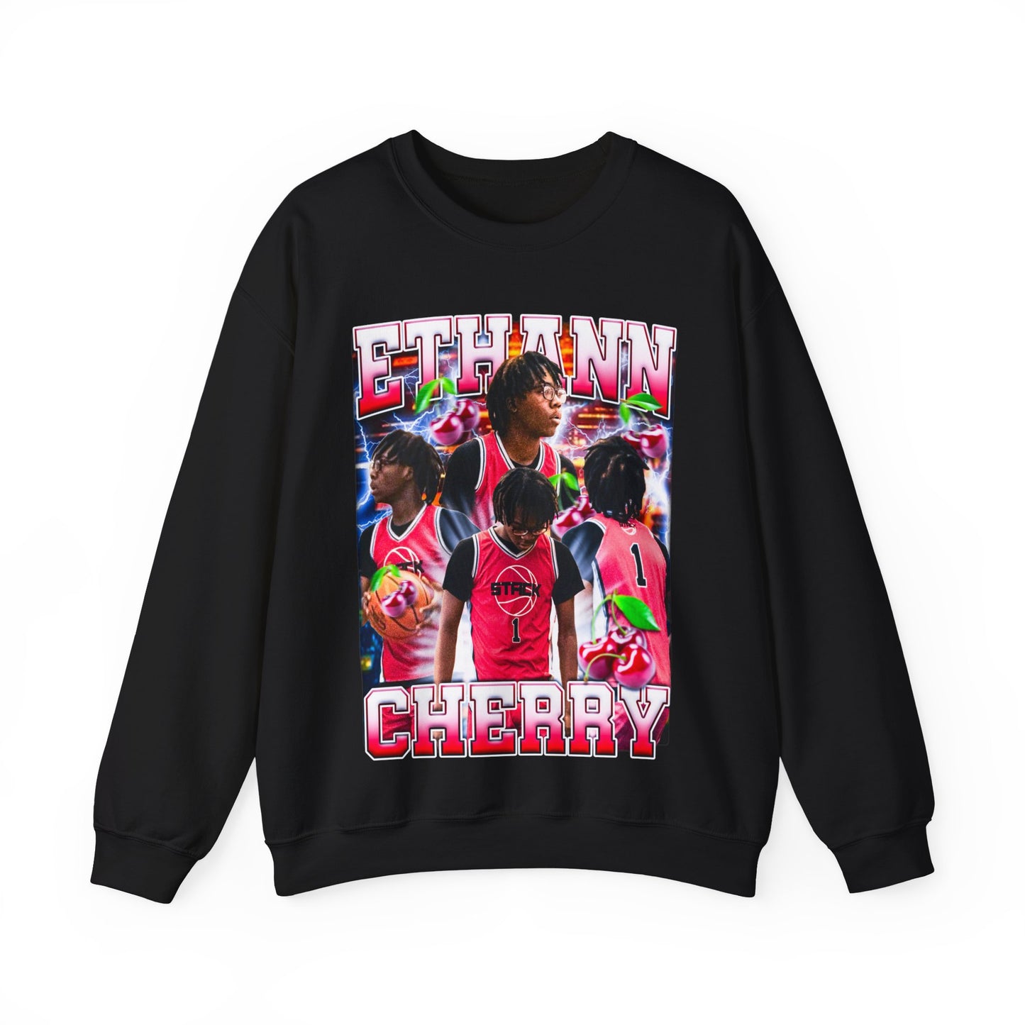 Ethann Cherry Crewneck Sweatshirt