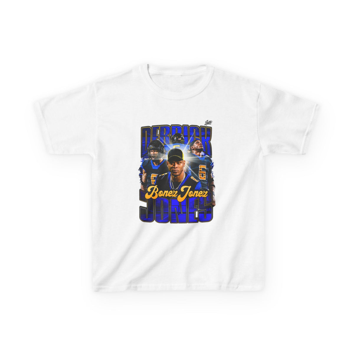 Derrick Jones Youth Heavy Cotton Tee