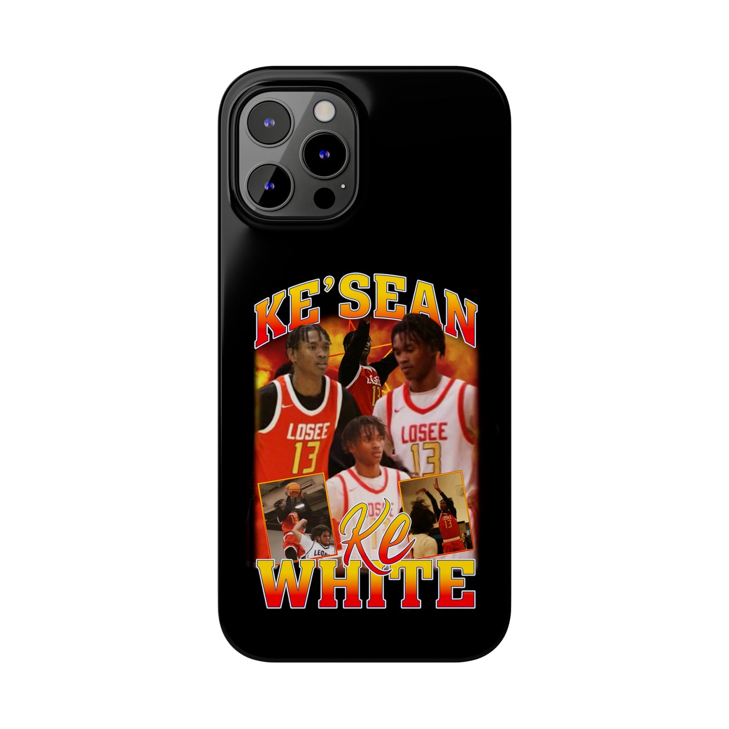 Ke'sean White Phone Case