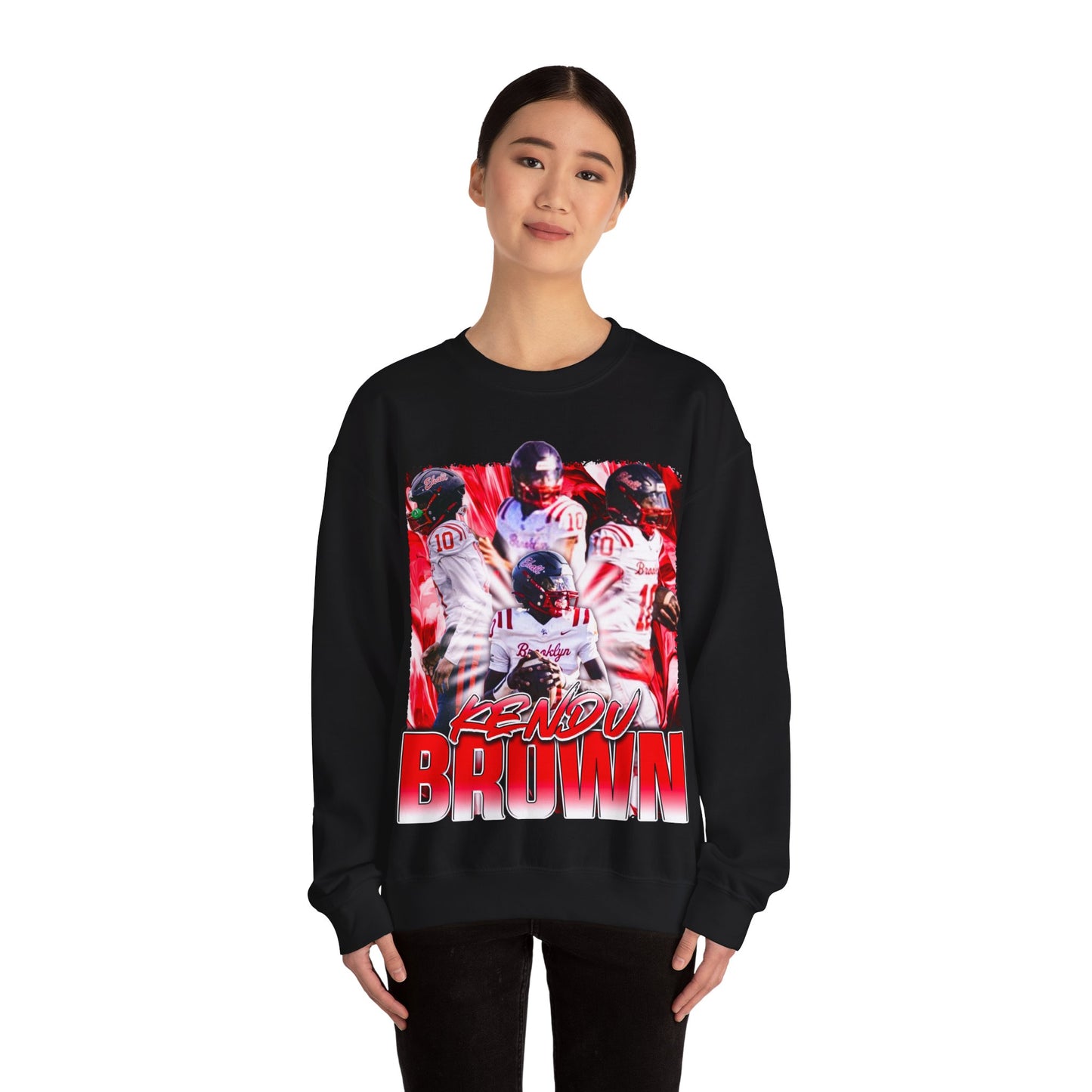 Kendu Brown Crewneck Sweatshirt