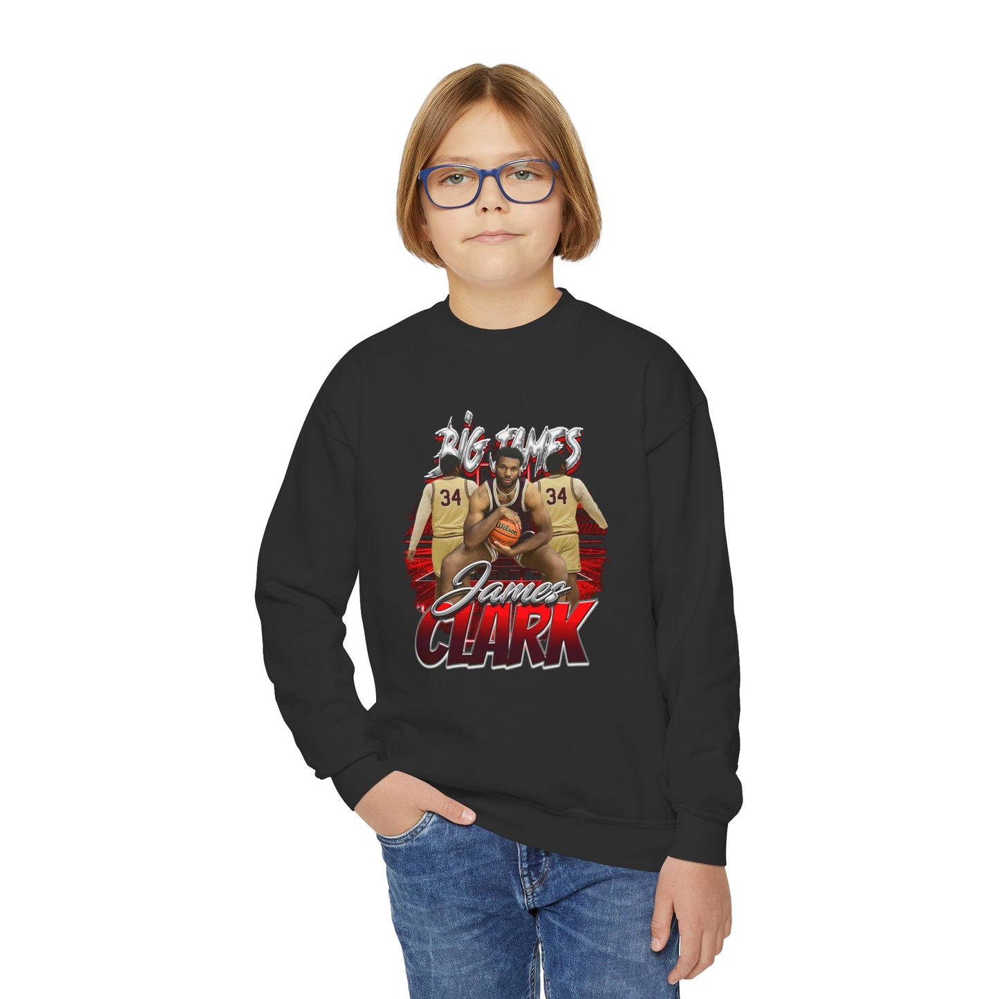 James Clark Youth Crewneck Sweatshirt
