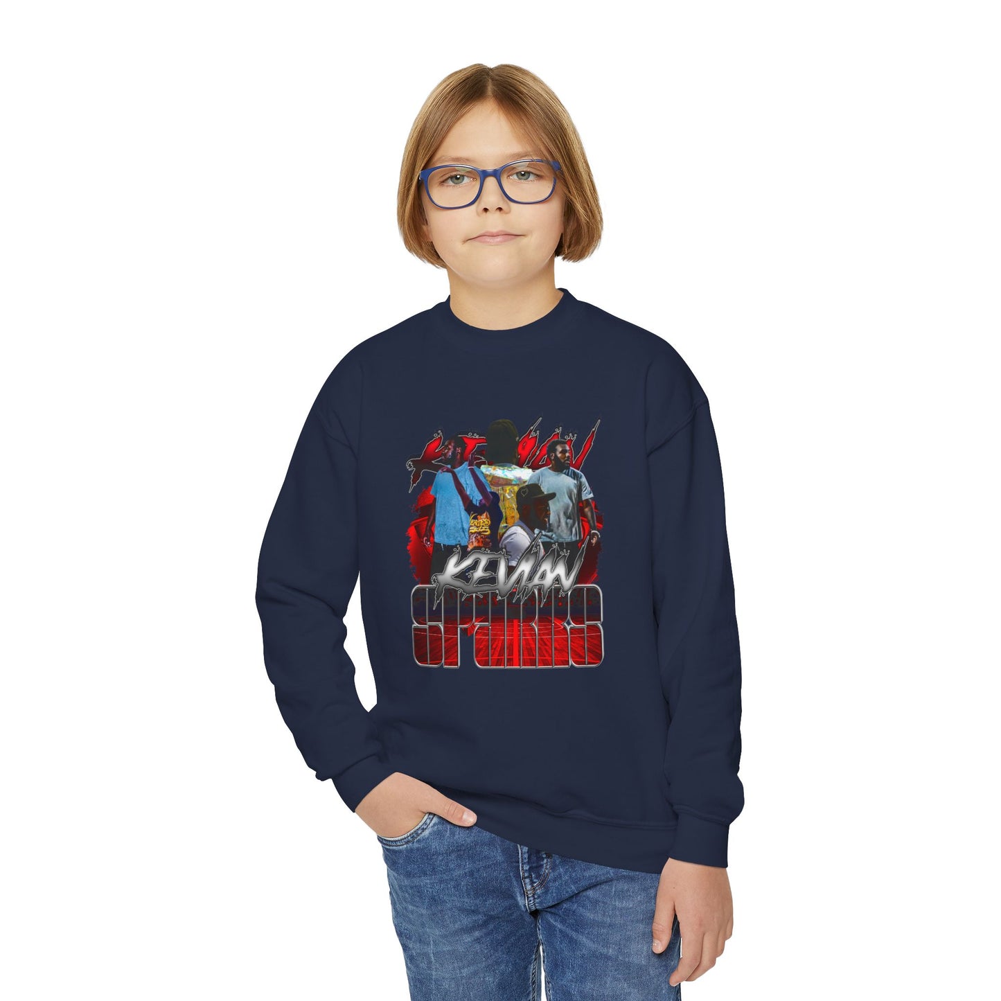 Kevian Sparks Youth Crewneck Sweatshirt