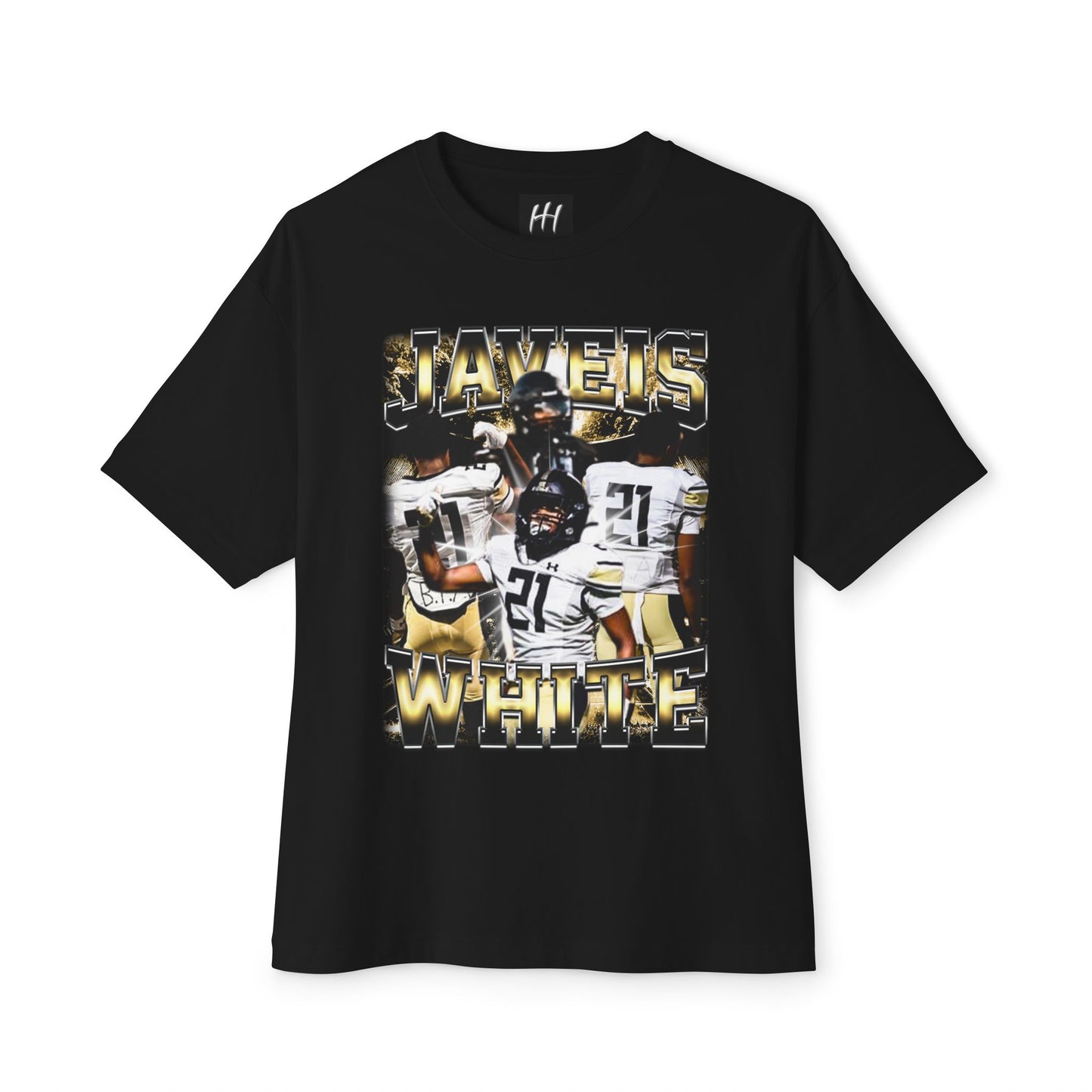 Javeis White Oversized Tee