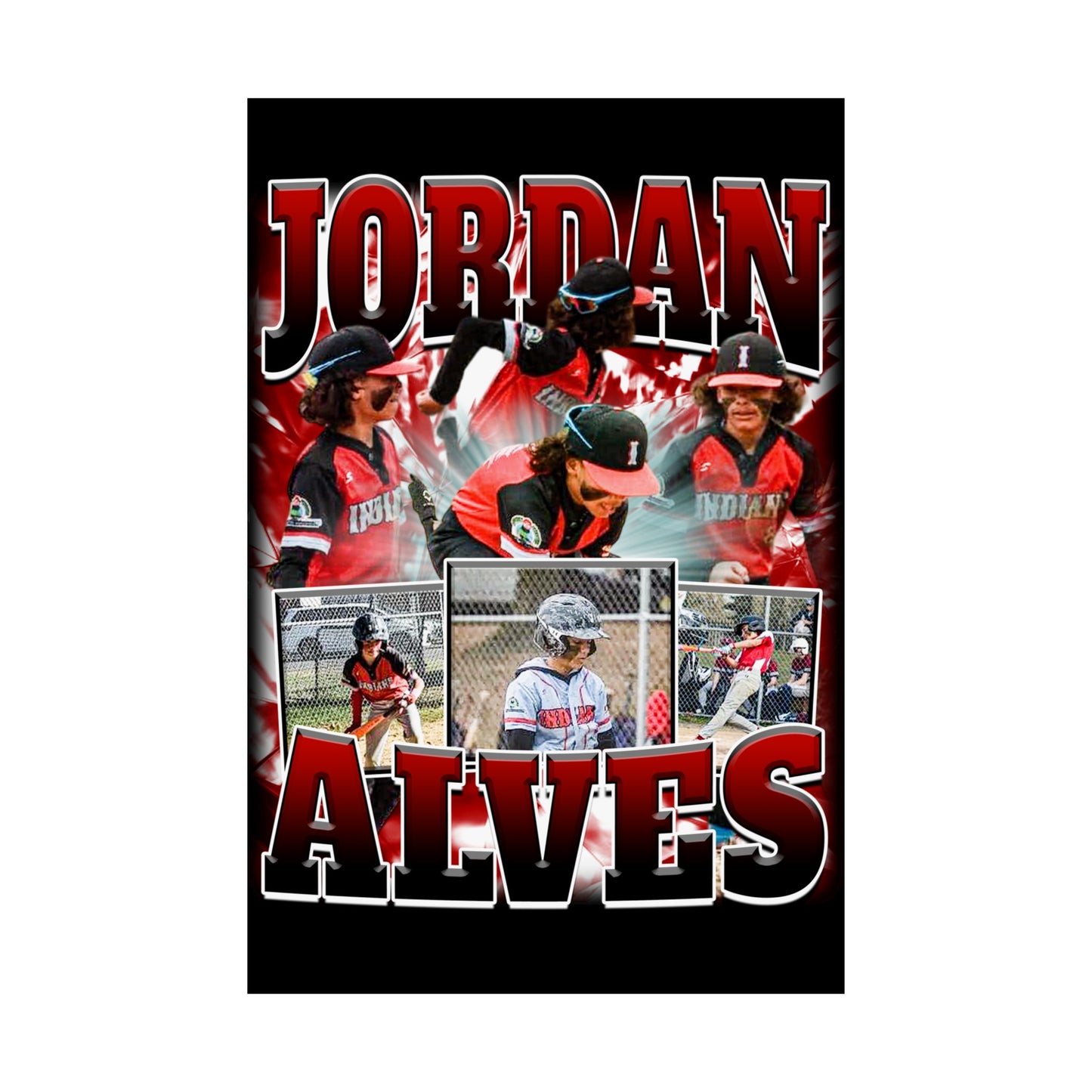 Jordan Alves Poster 24" x 36"