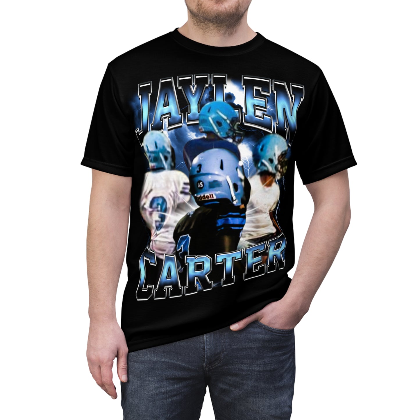 Jaylen Carter Vintage Full Print Tee