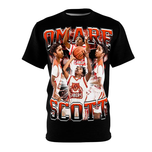 Omare Scott Vintage Full Print Tee