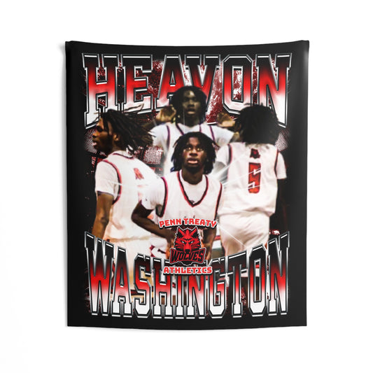 Heavon Washington Tapestry 50” x 60”