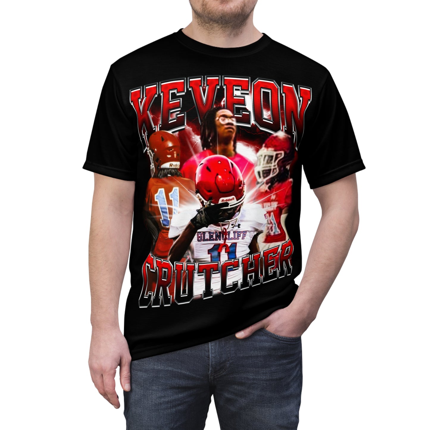 Keveon Crutcher Vintage Full Print Tee