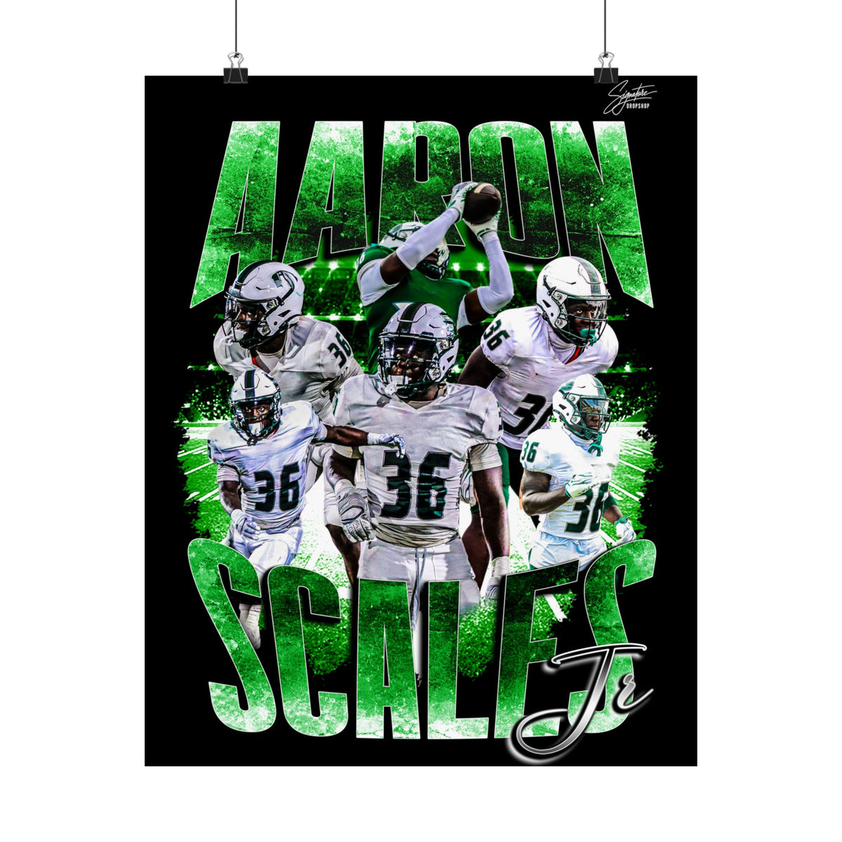 Aaron Scales Jr Poster