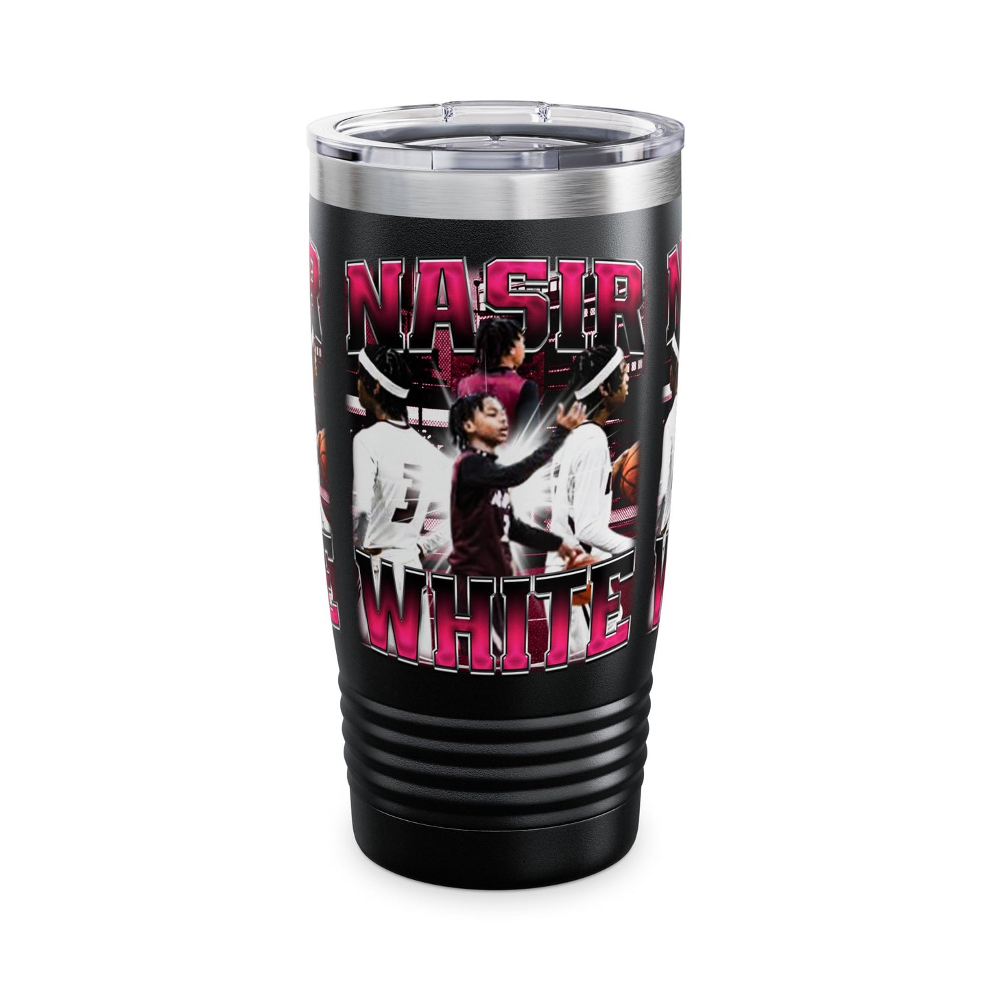 Nasir White Stainless Steal Tumble