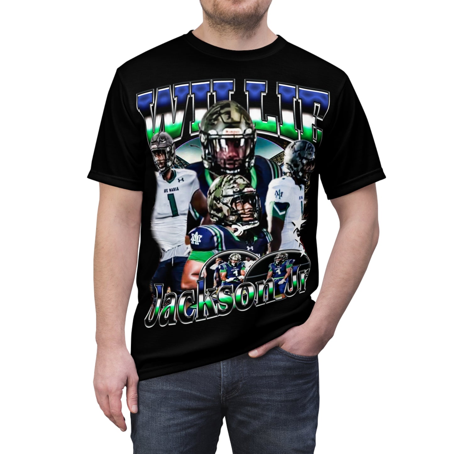 Willie Jackson Jr Vintage Full Print Tee