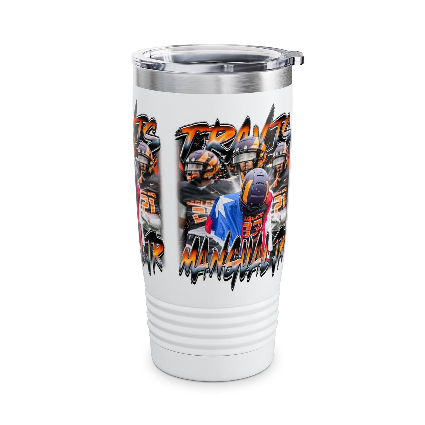 Travis Mangual Jr Stainless Steal Tumbler