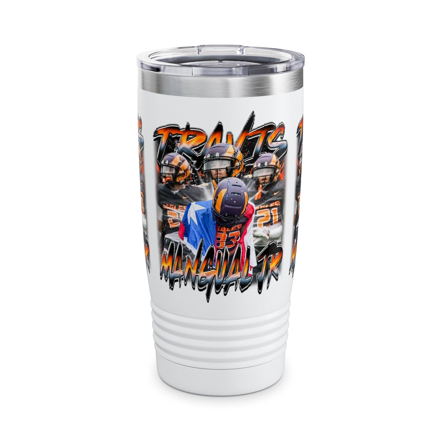 Travis Mangual Jr Stainless Steal Tumbler