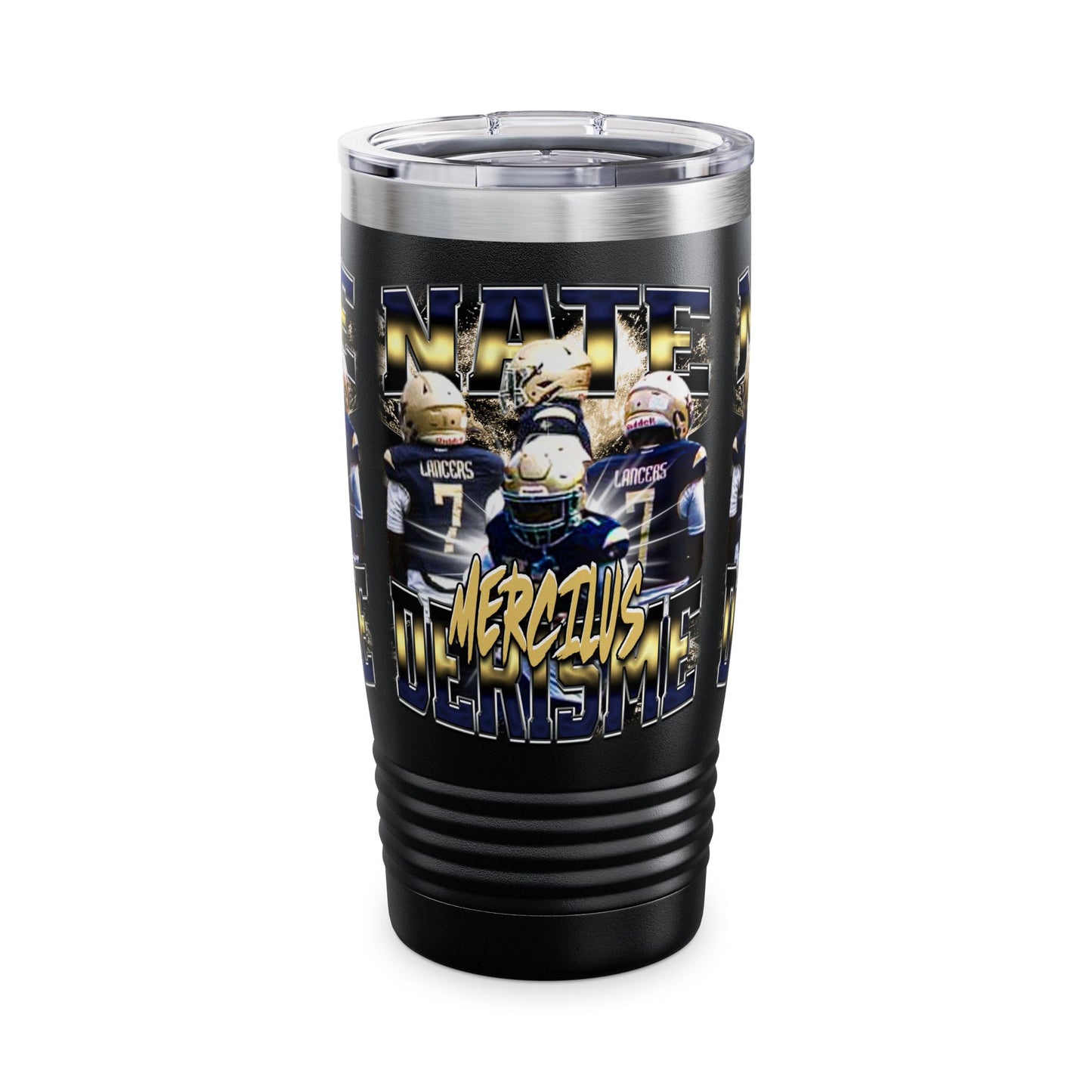 Nate Mercilus Derisme Stainless Steal Tumbler