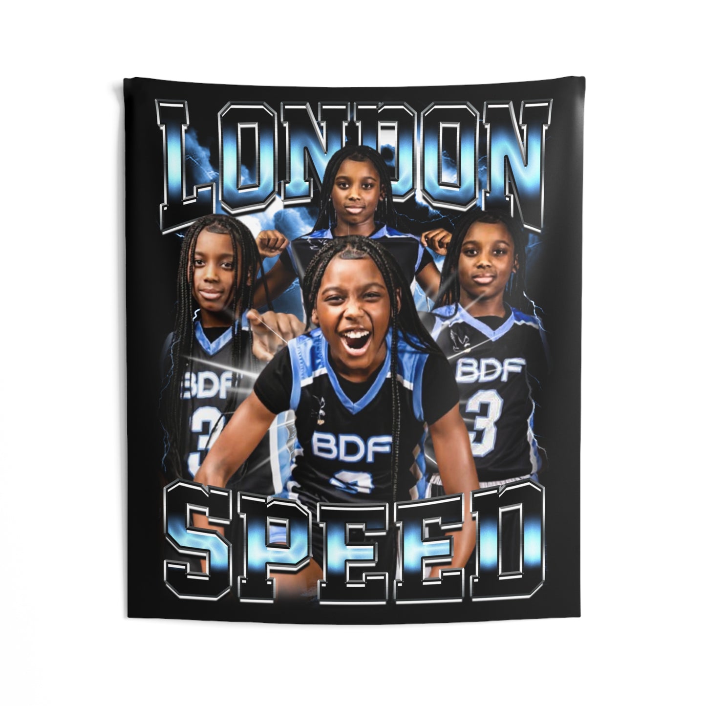 London Speed Tapestry 50” x 60”