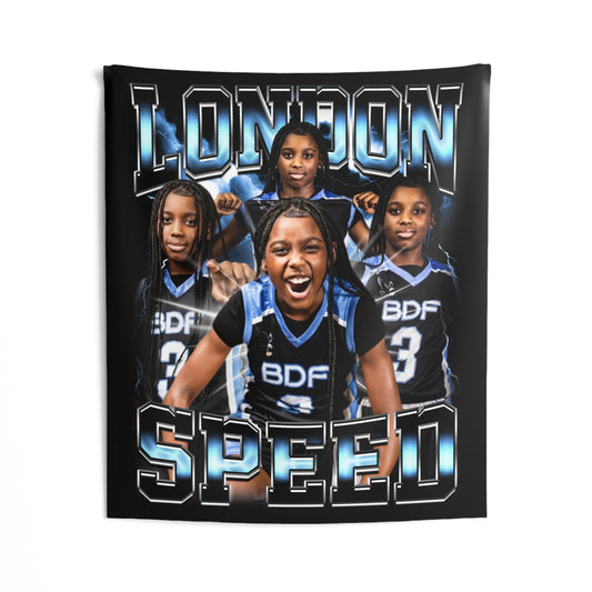 London Speed Tapestry 50” x 60”