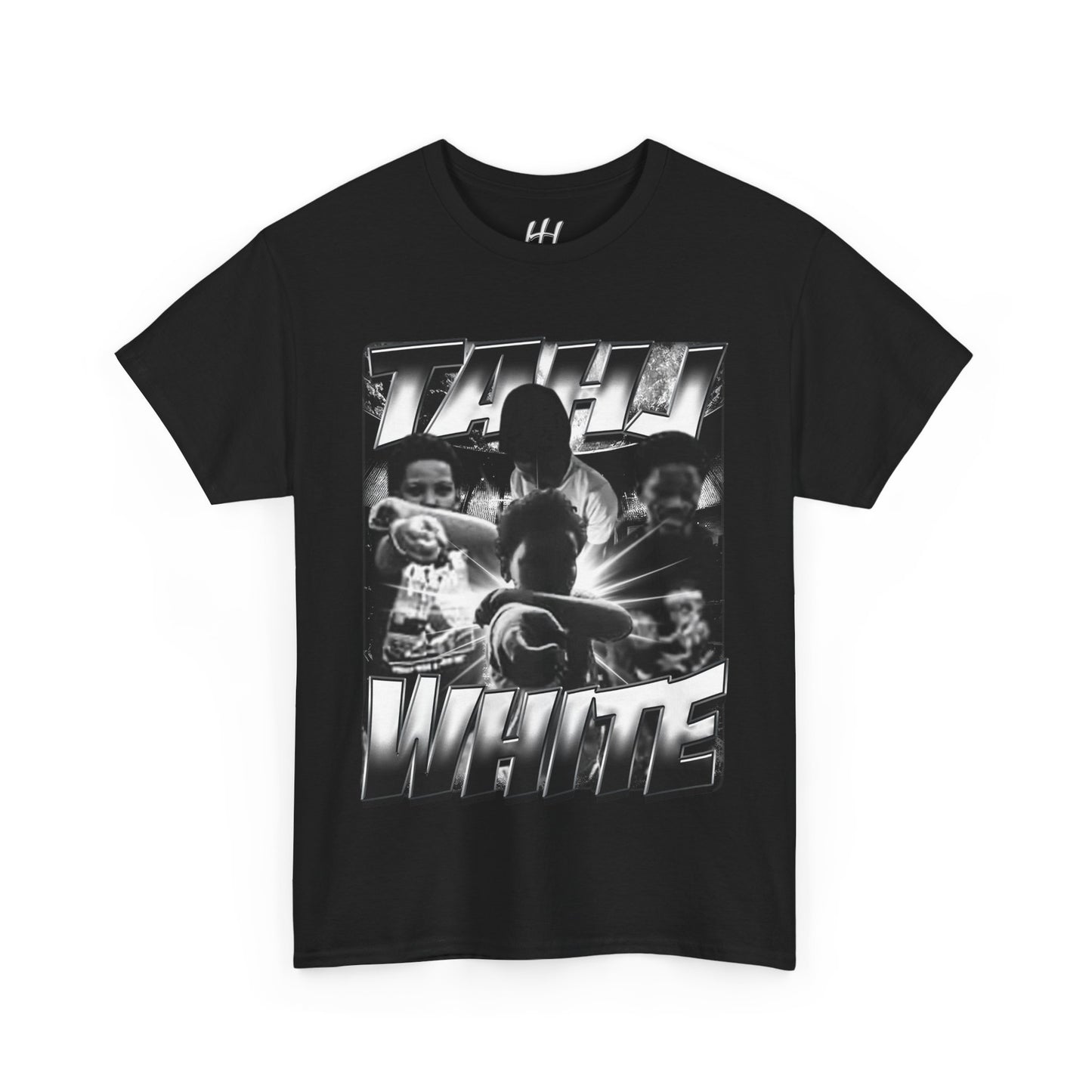 Tahj White Heavy Cotton Tee