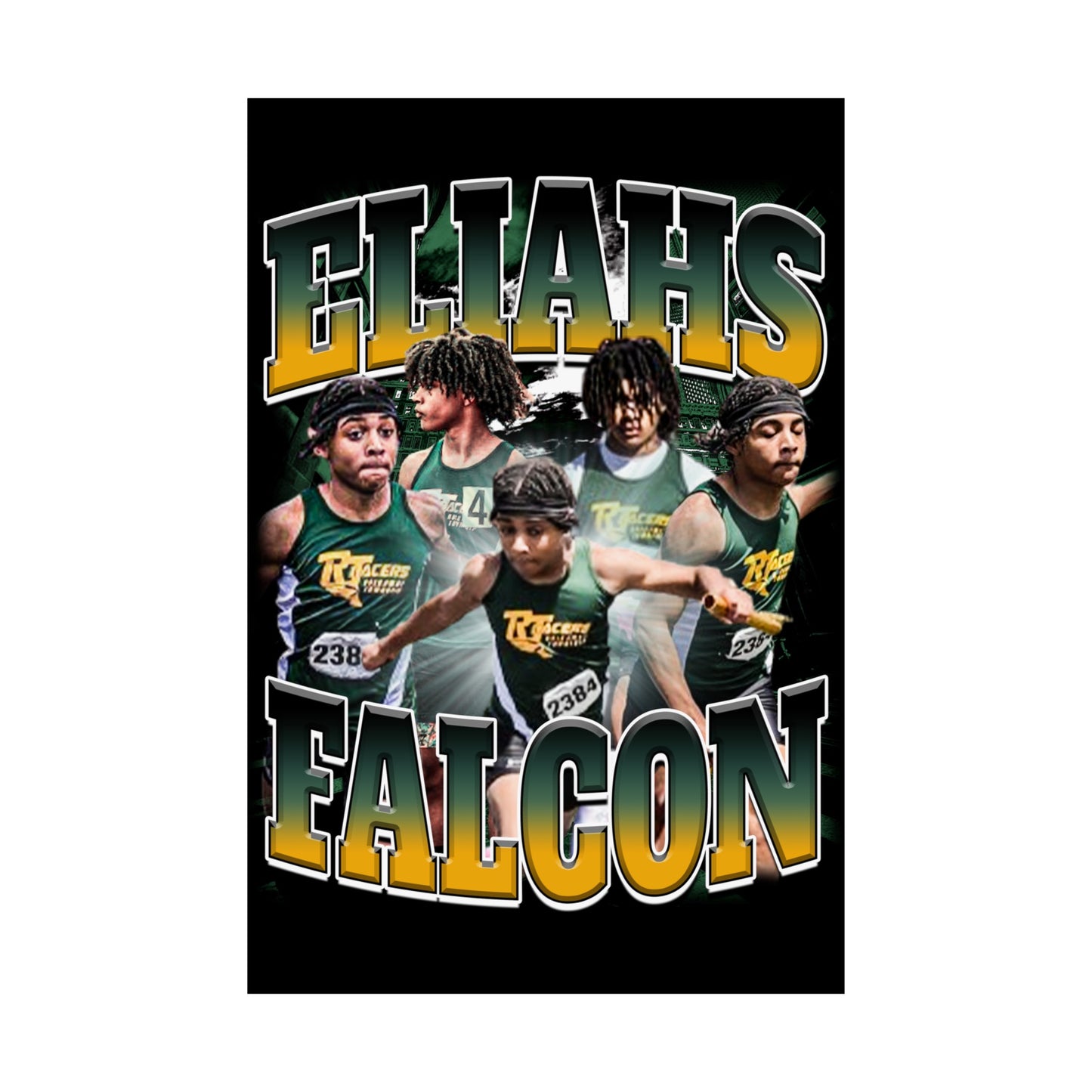 Eliahs Falcon Poster 24" x 36"