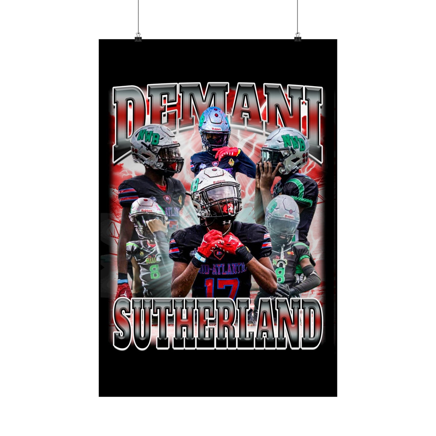 Demani Sutherland Poster 24" x 36"