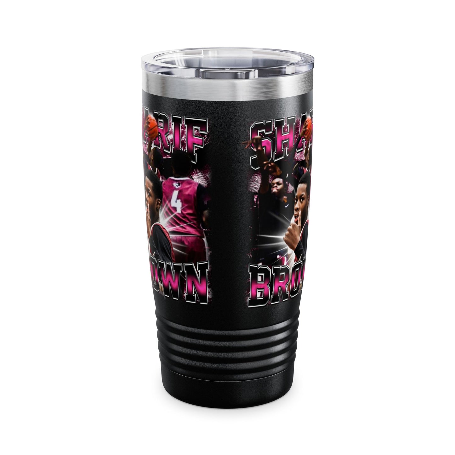 Sharif Brown Stainless Steel Tumbler