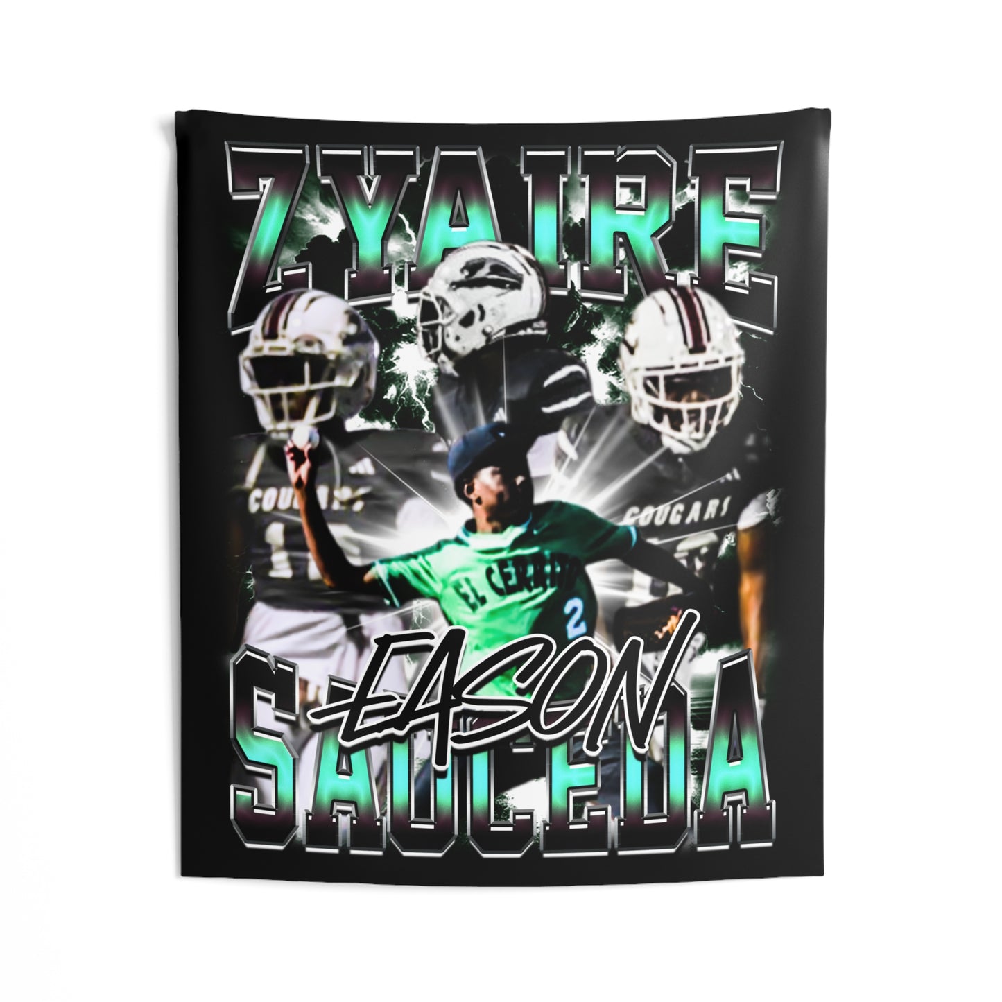 Zyaire Sauceda-Eason Tapestry 50” x 60”