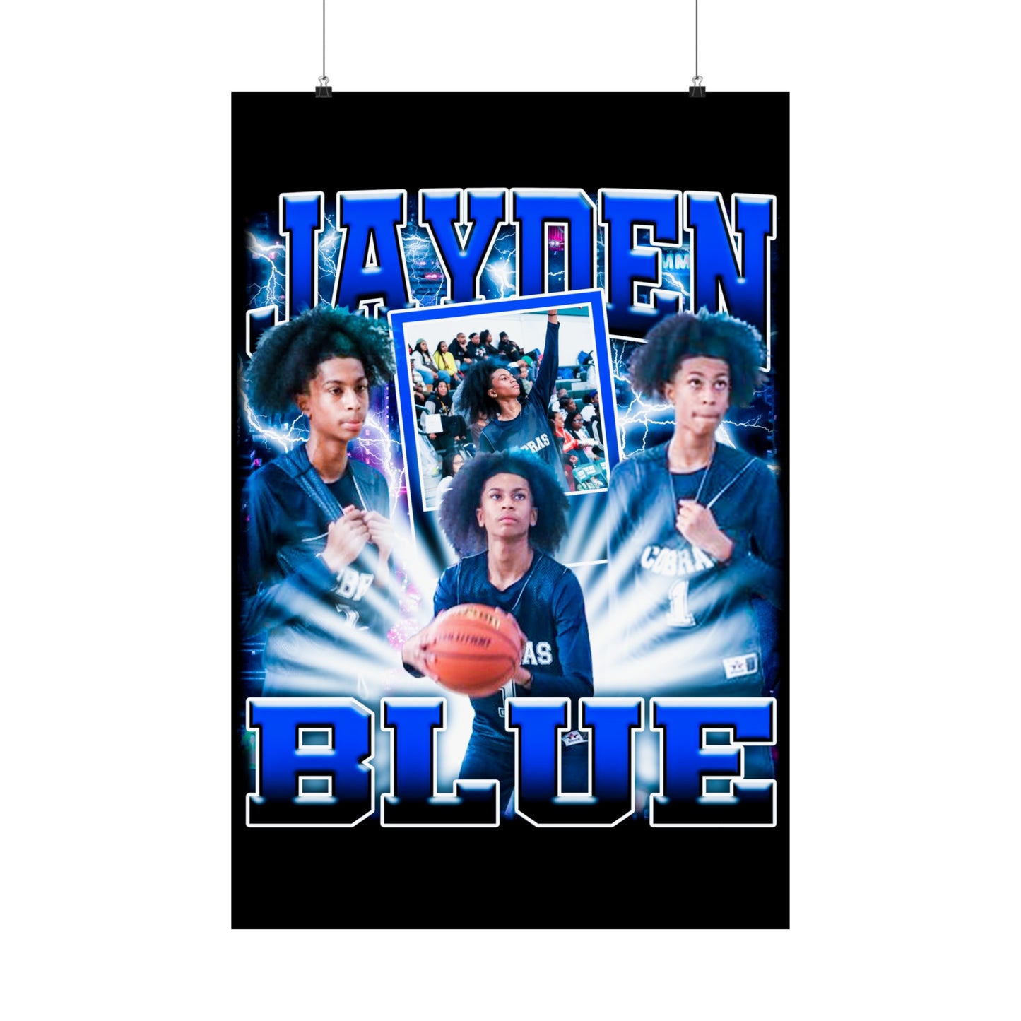 Jayden Blue Poster 24" x 36"