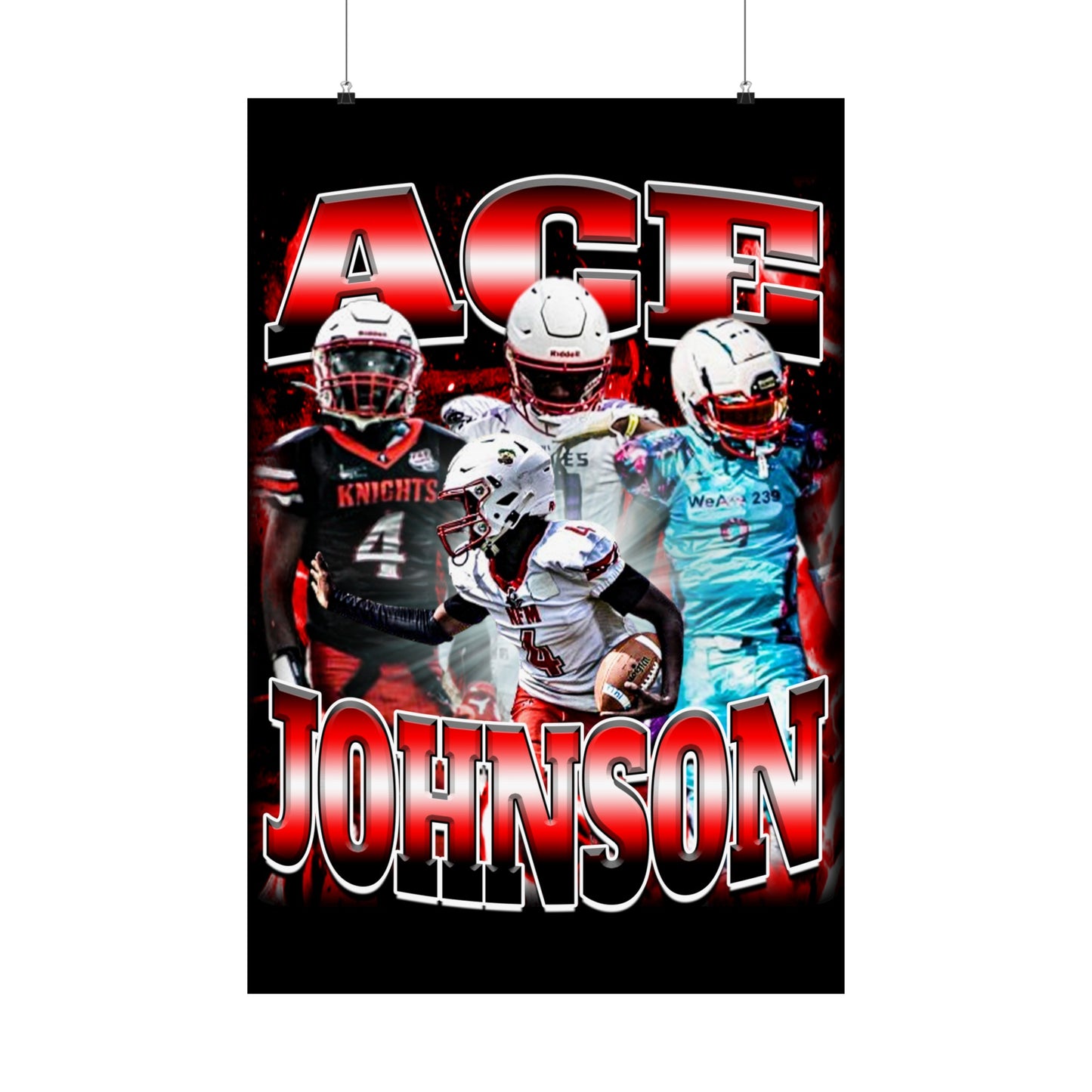 Ace Johnson Poster 24" x 36"