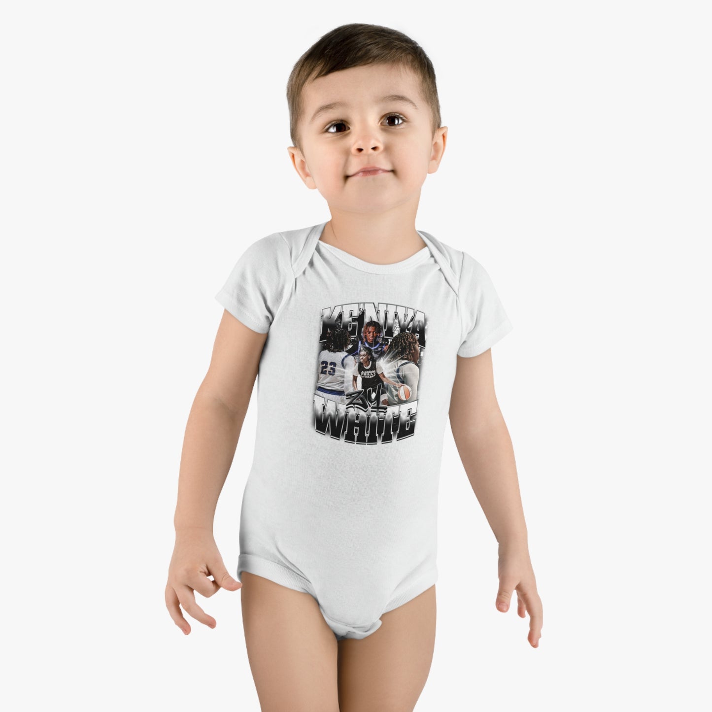 Ke'niya White Baby Onesie®
