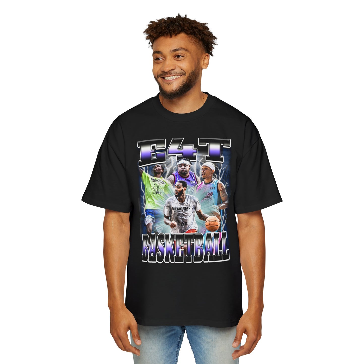 E4T Basketball Oversized Tee