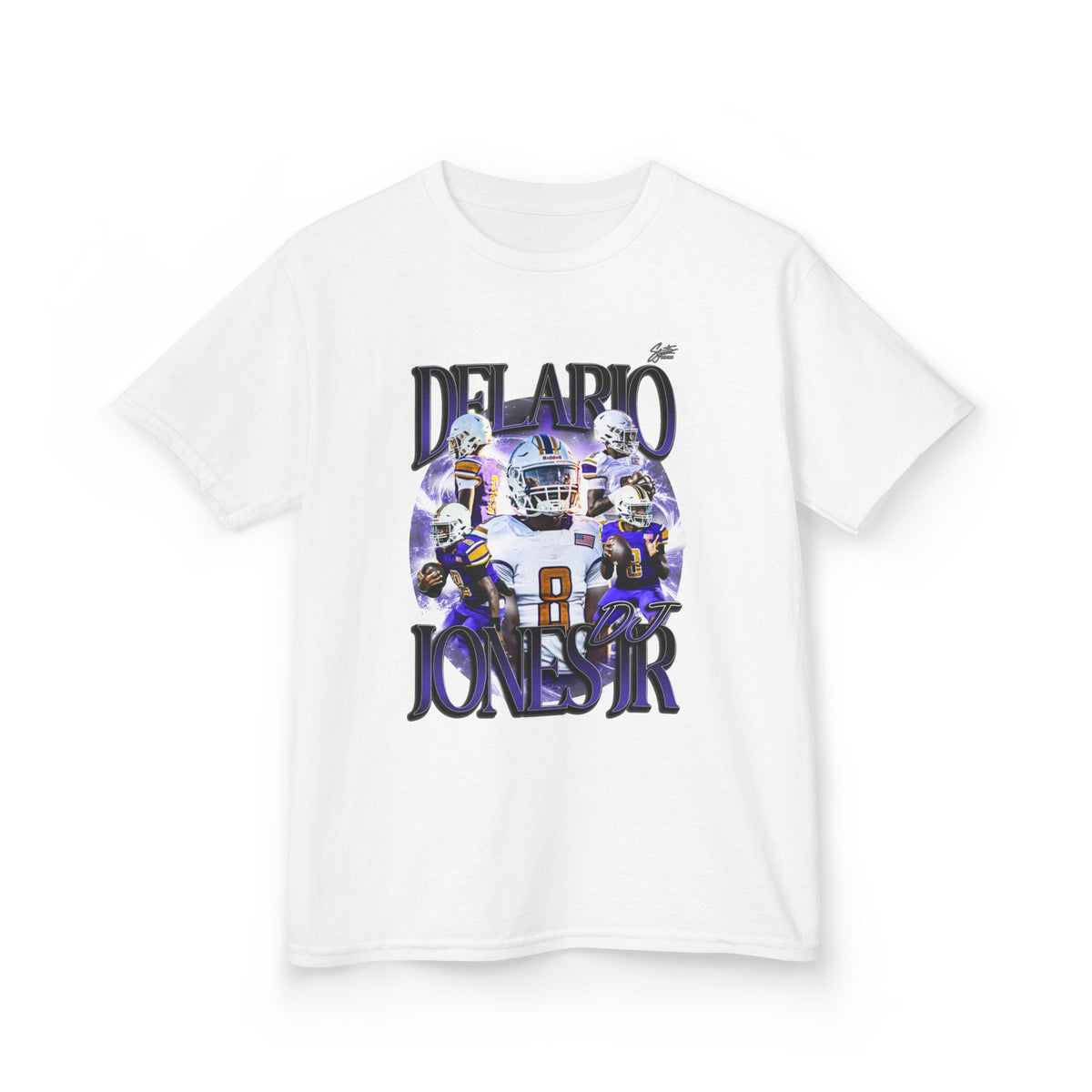 Delario Jones Jr Youth Heavy Cotton Tee