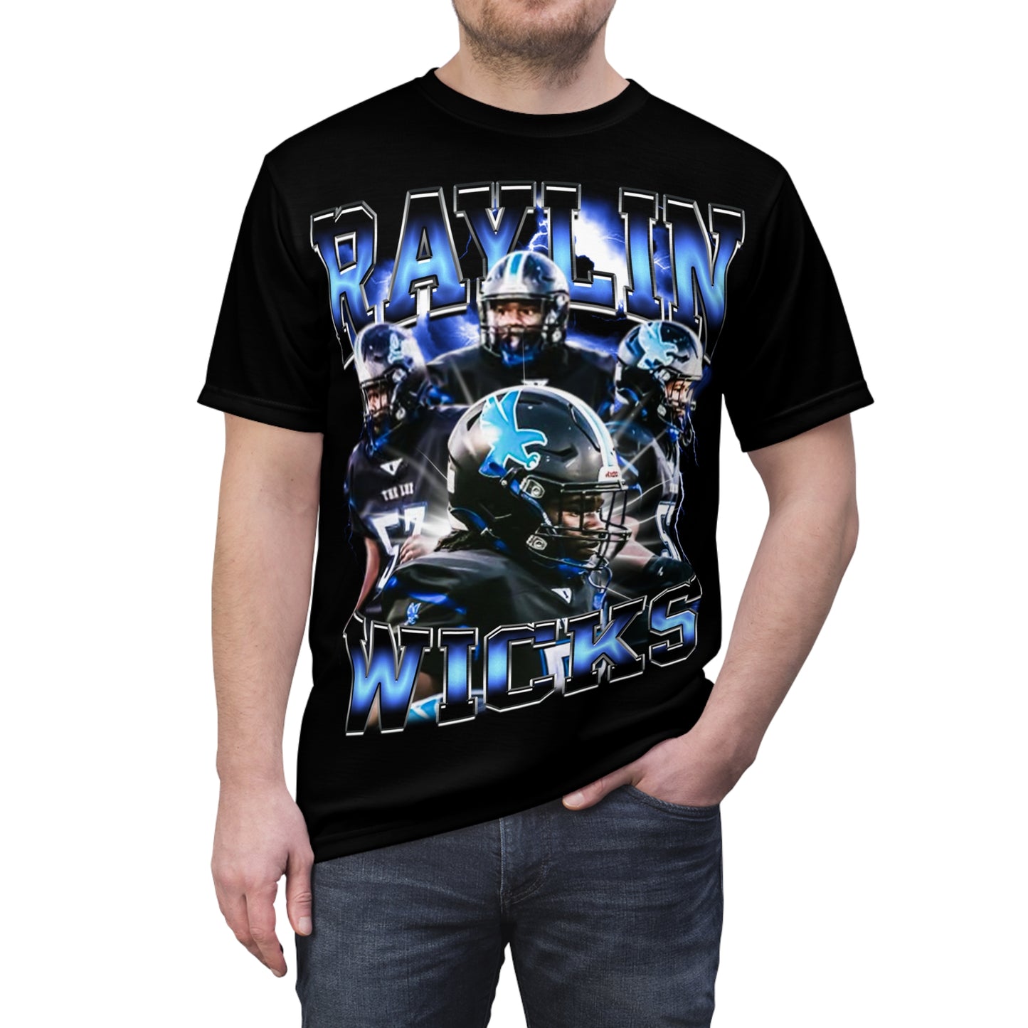 Raylin Wicks Vintage Full Print Tee