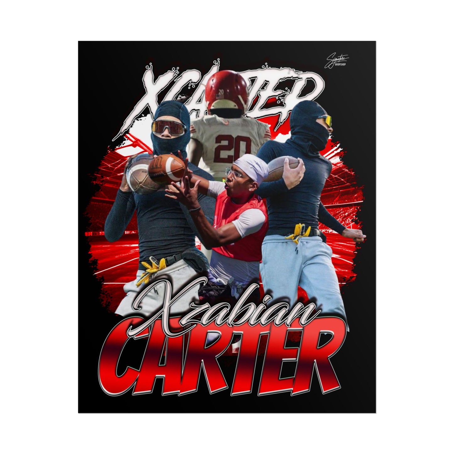 Xzabian Carter Poster