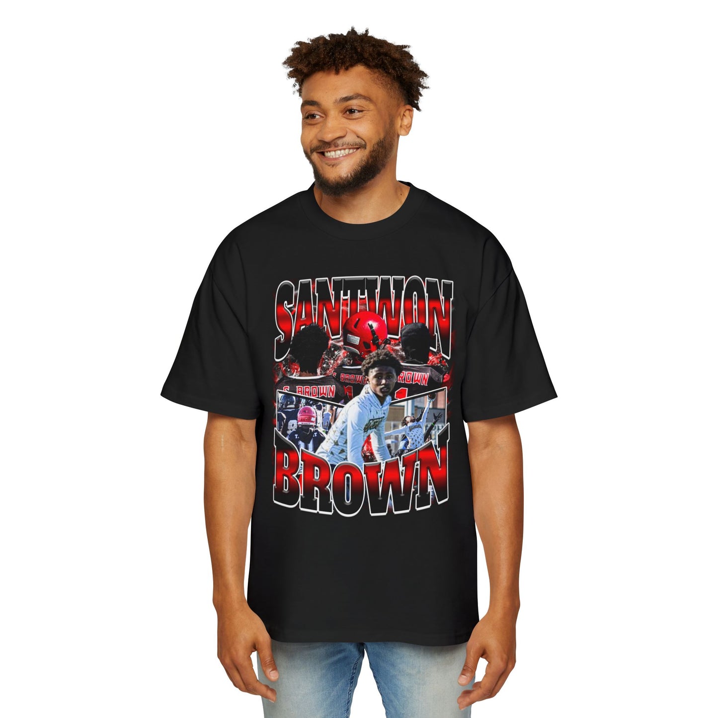 Santwon Brown Oversized Tee