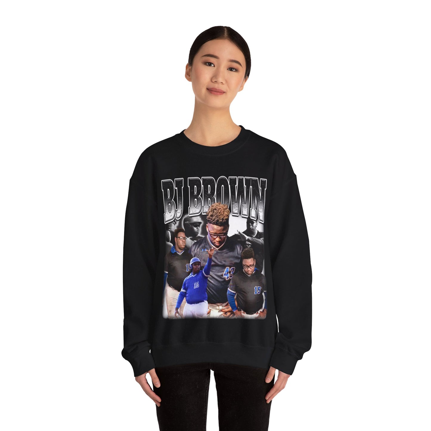 Bj Brown Crewneck Sweatshirt