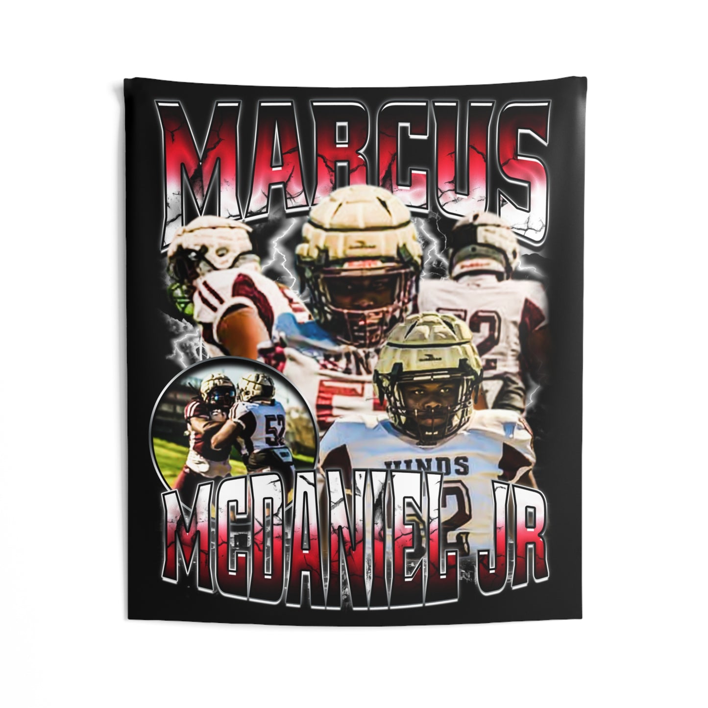 Marcus Mcdaniel Jr Tapestry 50” x 60”