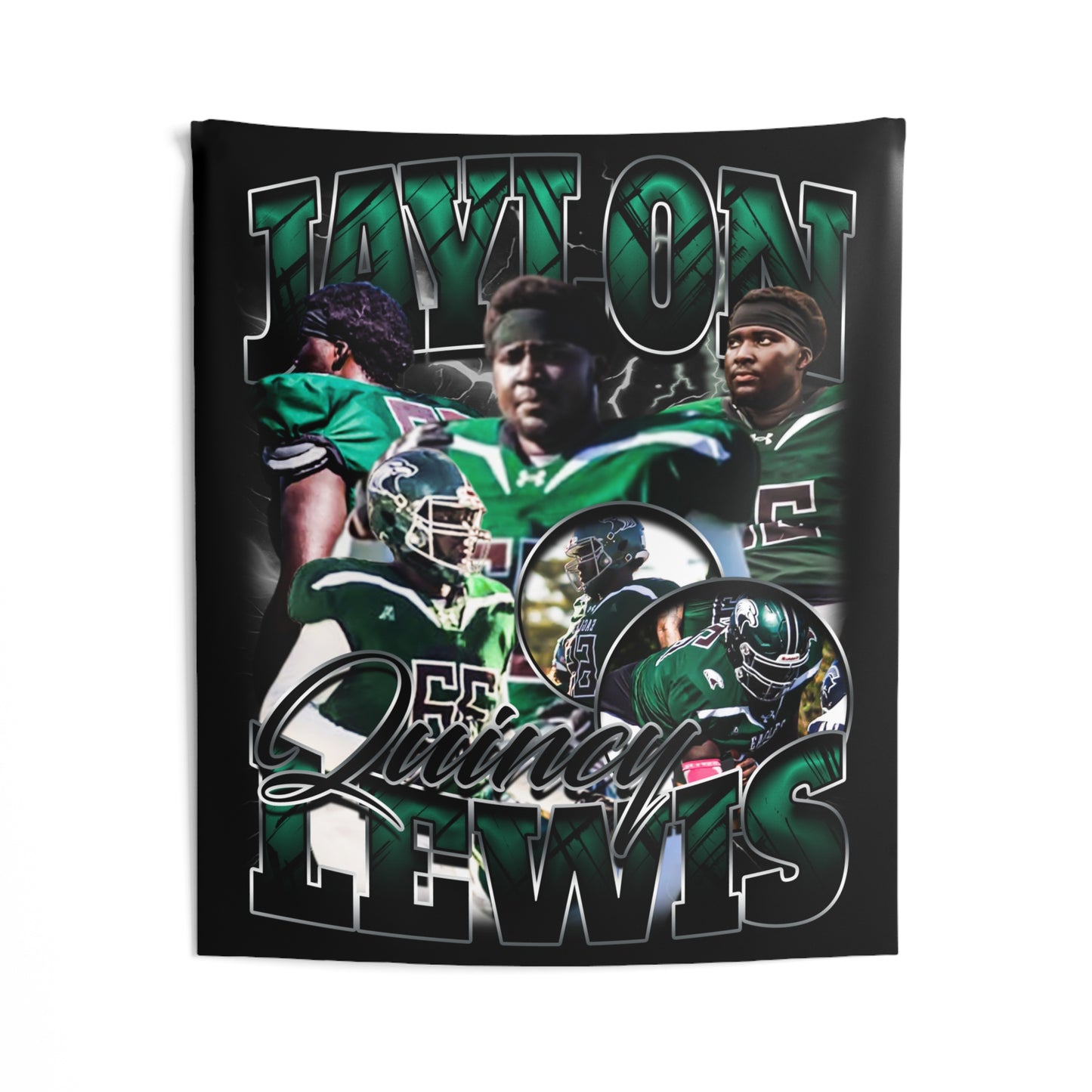 Jaylon Quincy Lewis Tapestry 50” x 60”