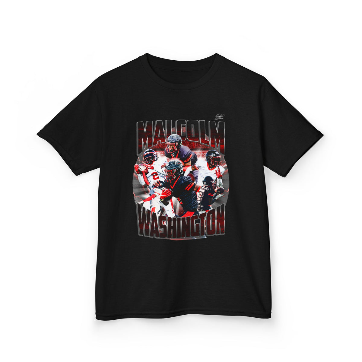 Malcolm Washington Youth Heavy Cotton Tee
