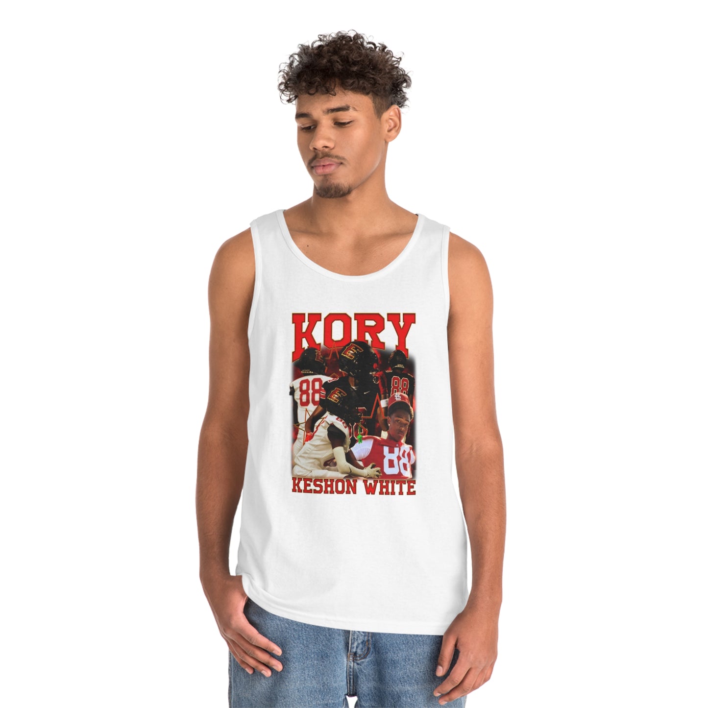 Kory Keshon White Tank Top