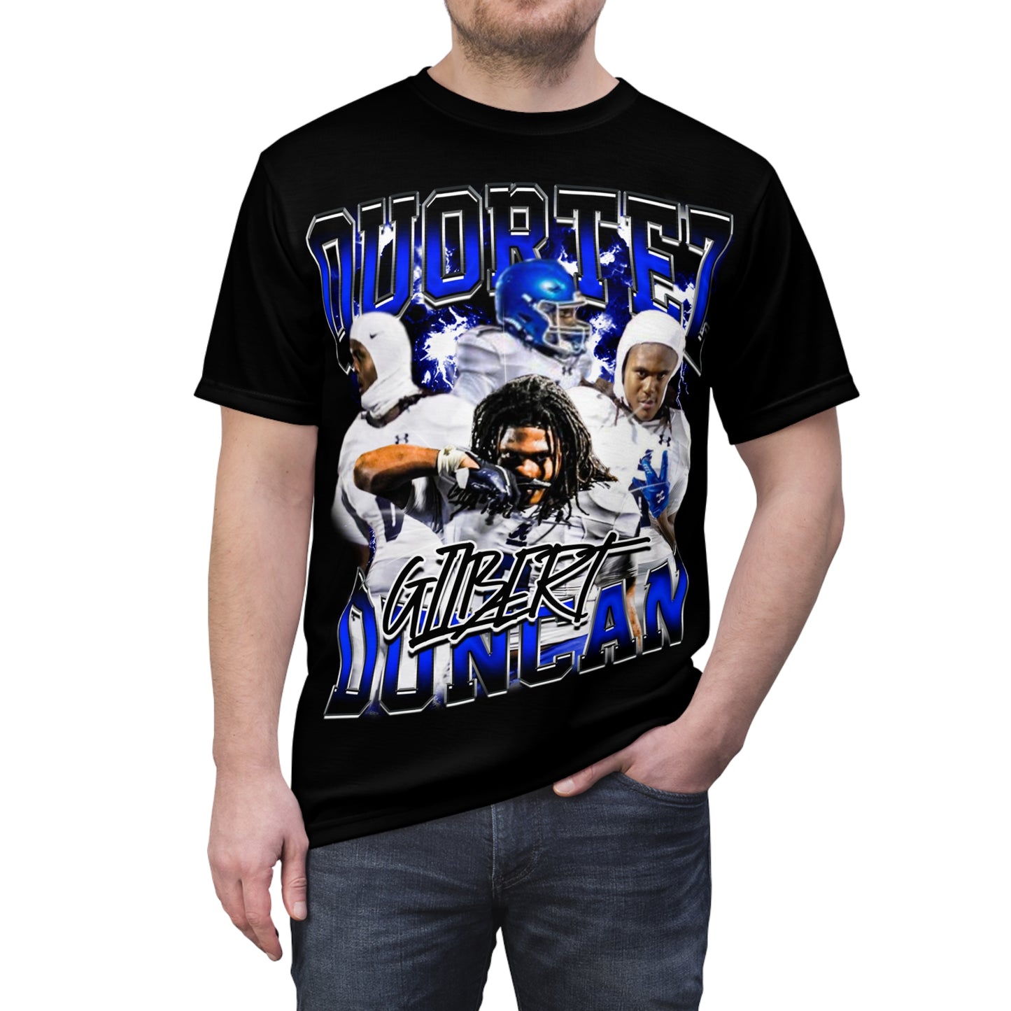 Quortez Gilbert-Duncan Vintage Full Print Tee