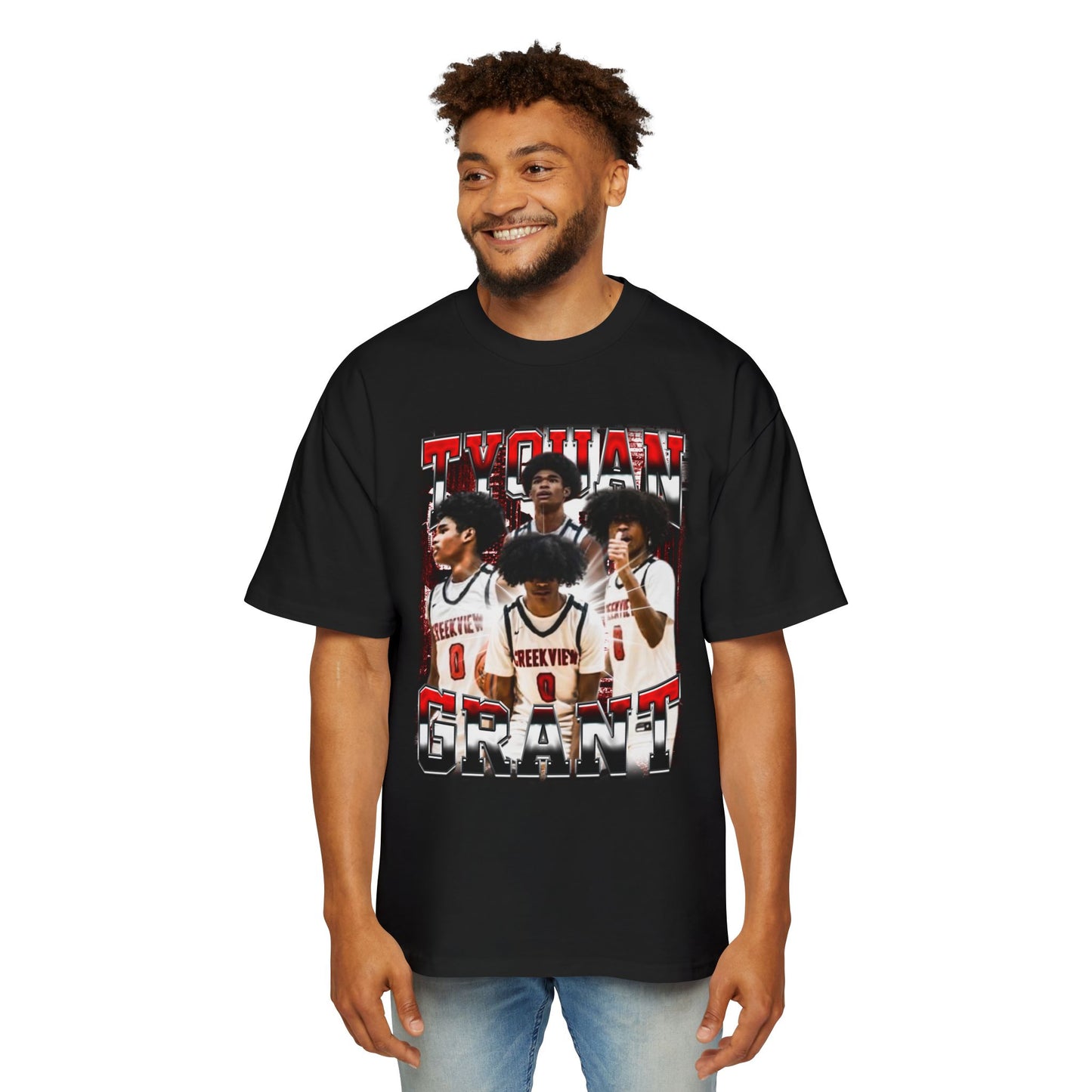 Tyquan Grant Oversized Retro Tee