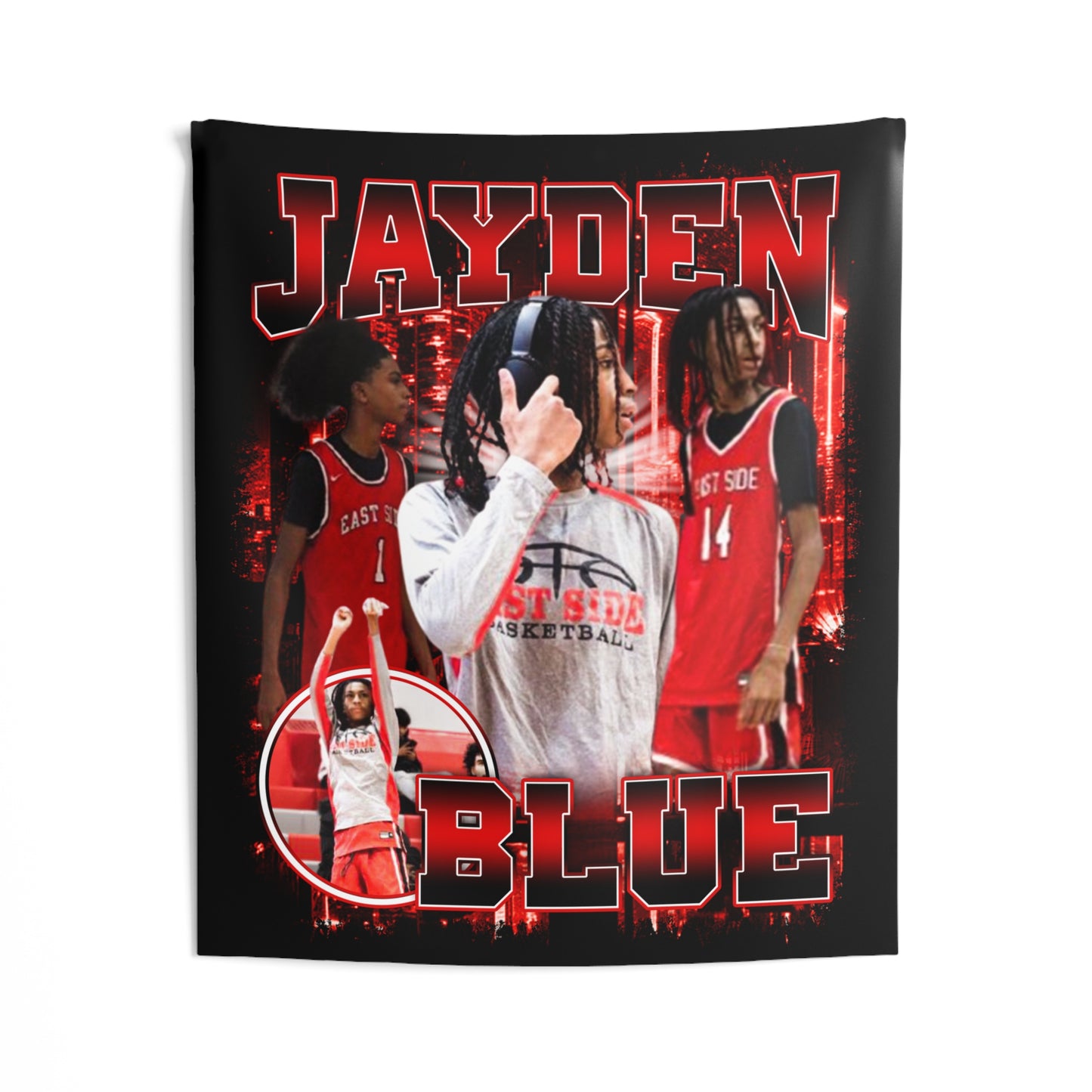 Jayden Blue Tapestry 50” x 60”