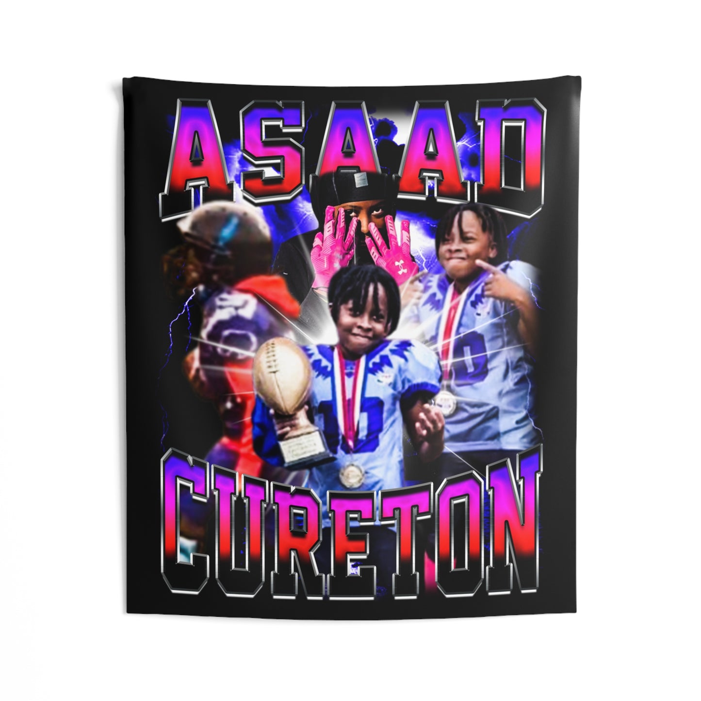 Asaad Cureton Tapestry 50” x 60”