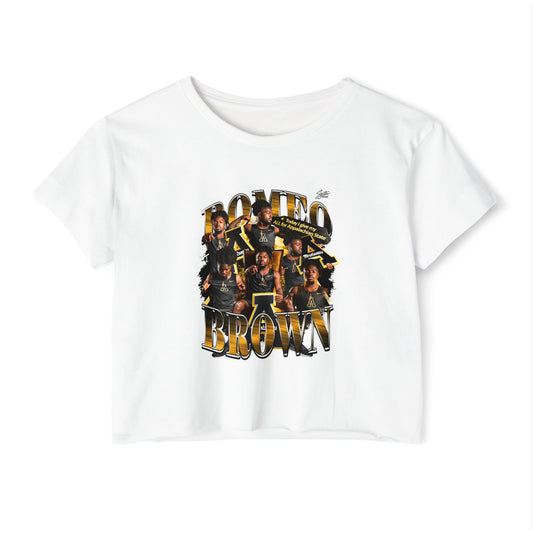 Romeo Brown Crop Top