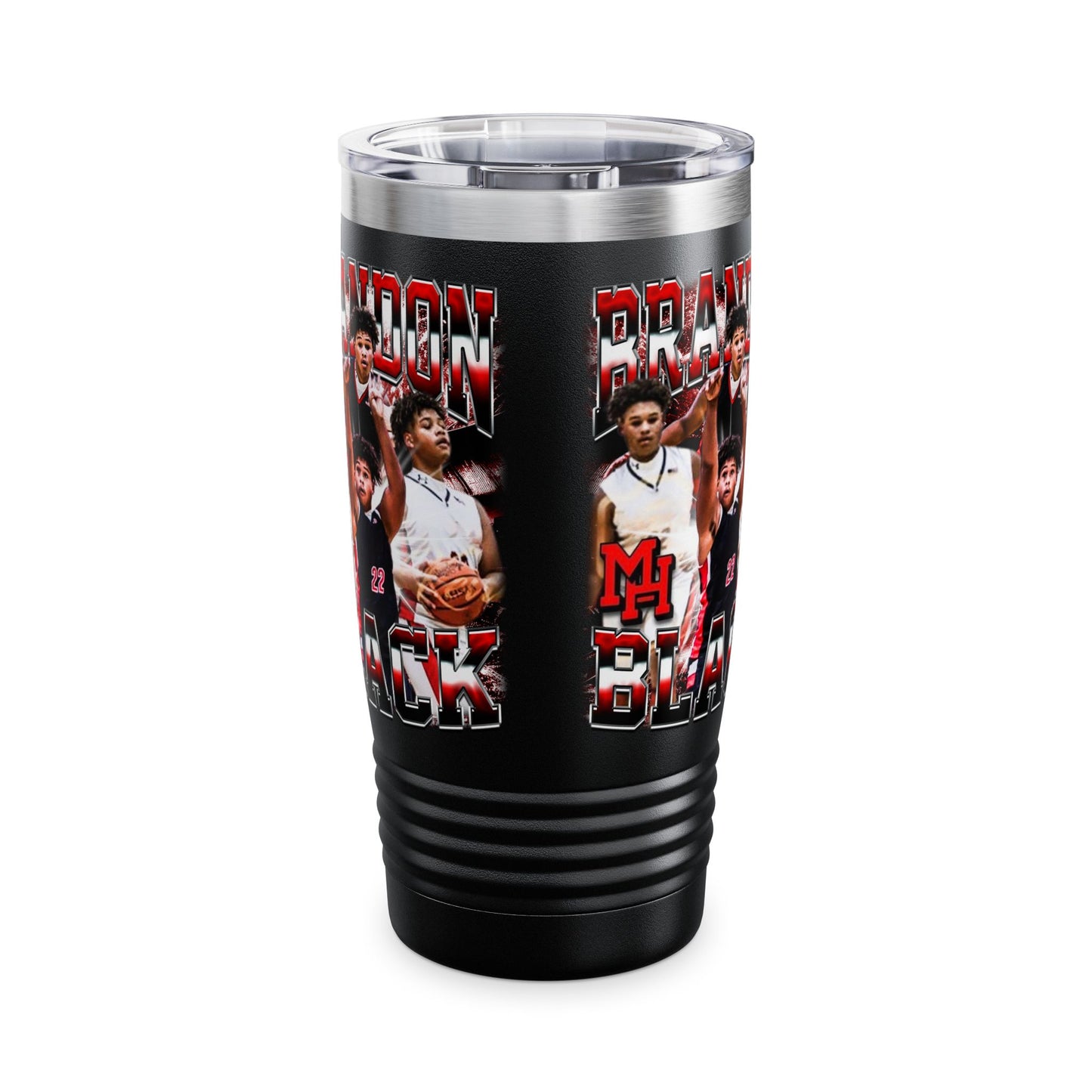Brandon Black Stainless Steal Tumbler