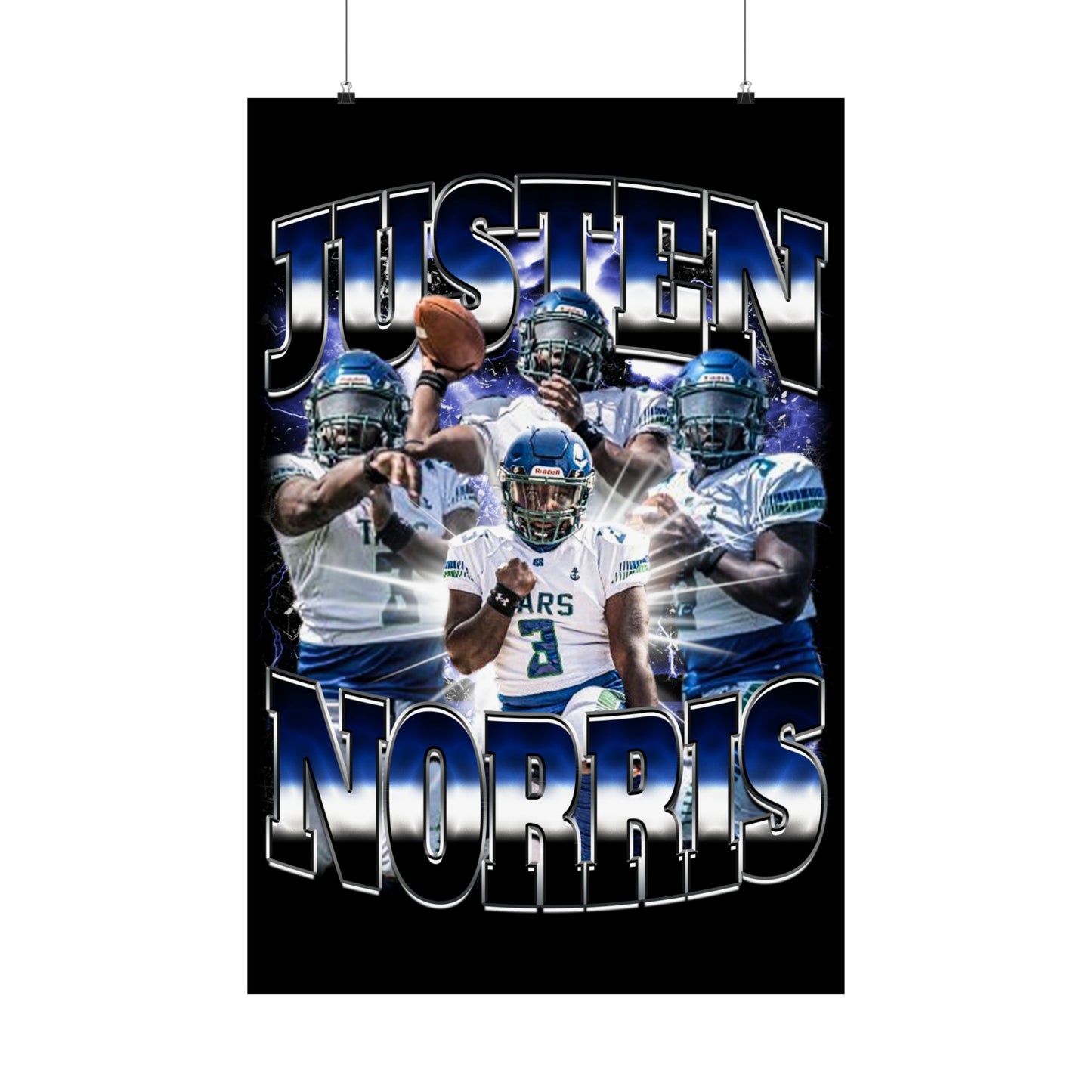 Justen Norris Poster 24" x 36"
