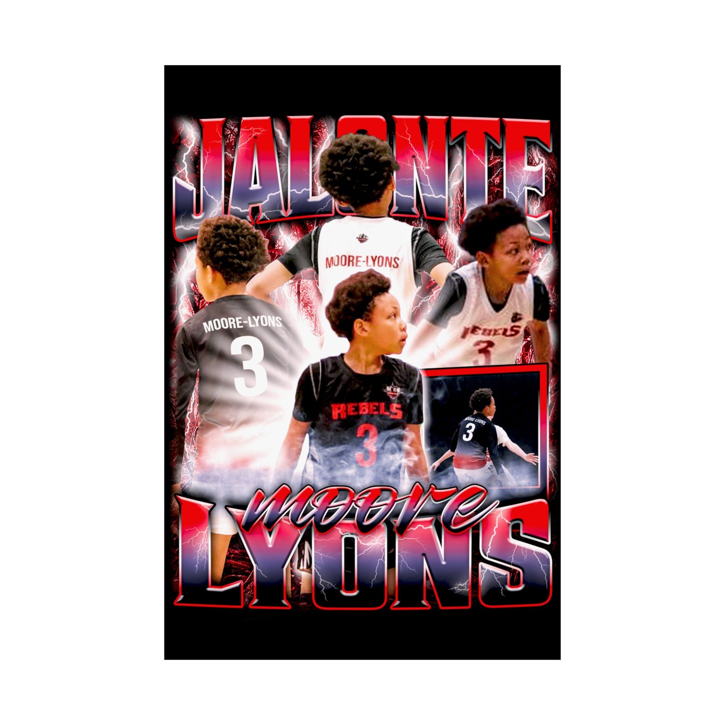 Jalonte Lyons Poster 24" x 36"