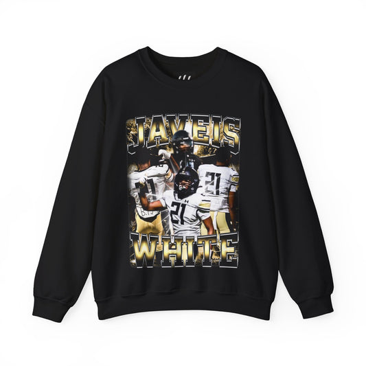 Javeis White Crewneck Sweatshirt