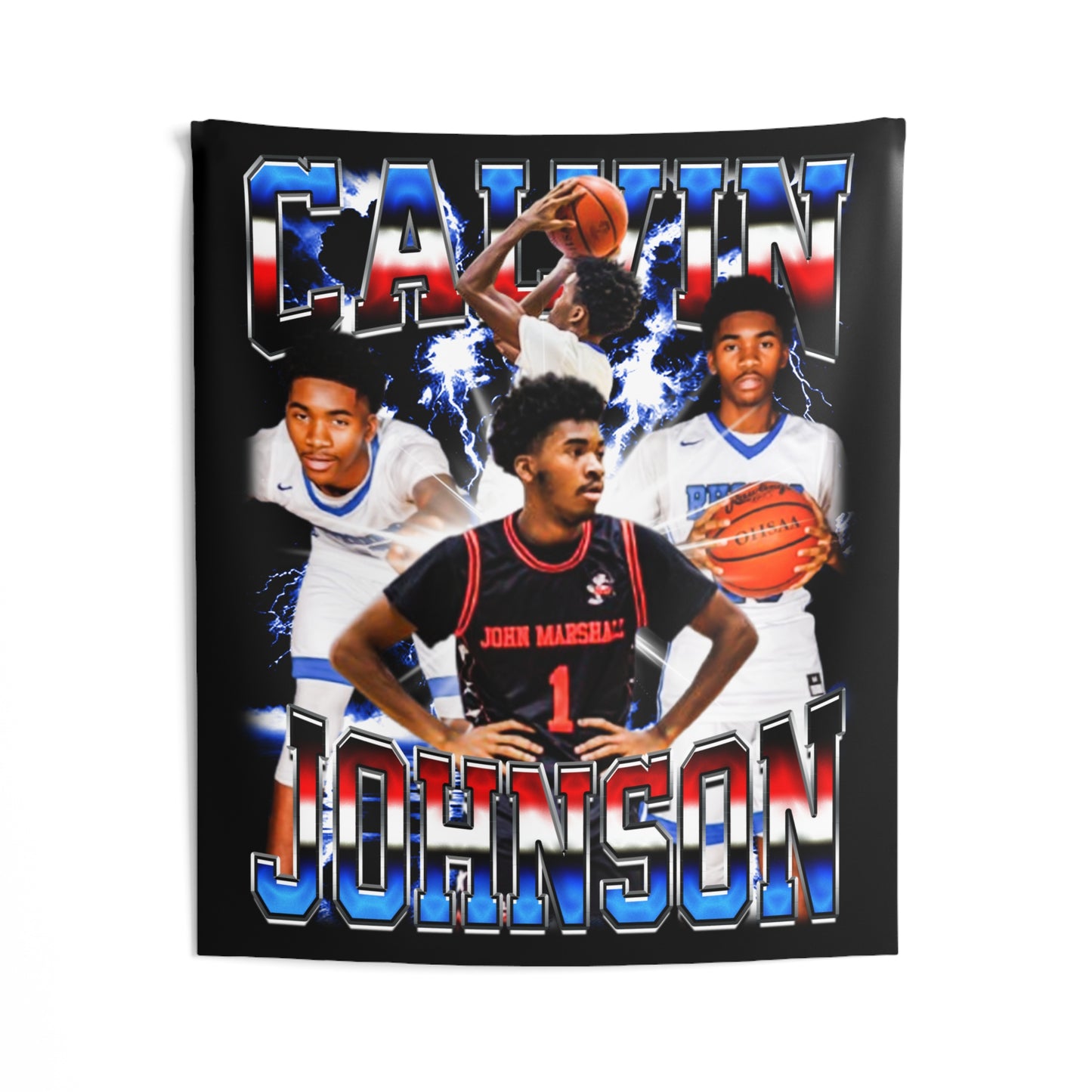 Calvin Johnson Tapestry 50” x 60”