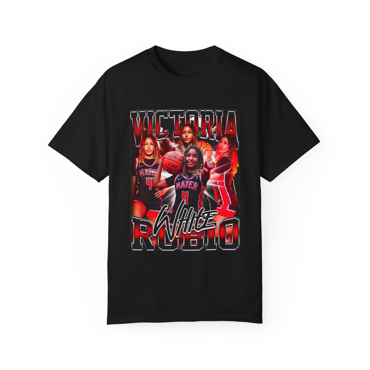 Victoria White-Rubio Heavyweight Premium Tee