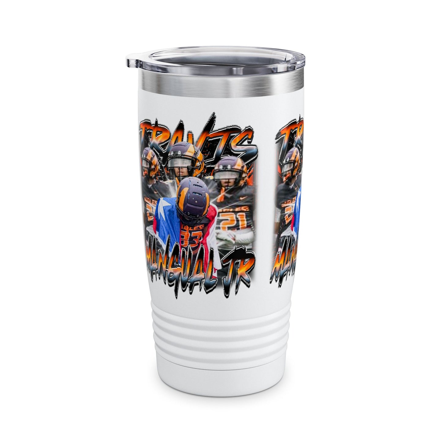 Travis Mangual Jr Stainless Steal Tumbler